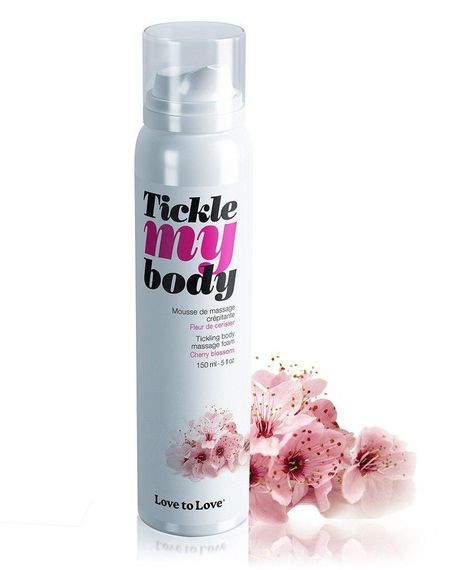 Масажна піна Love To Love TICKLE MY BODY Cherry Blossom (150 мл) зволожувальна sexstyle