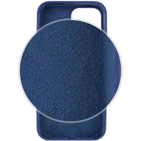 Чохол Silicone Case Full Protective (AA) для Apple iPhone 14 (6.1") Синій / Deep navy | Зображення 2