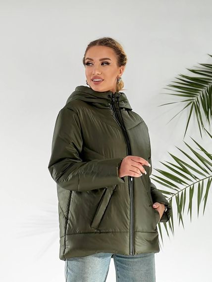 Утеплена куртка, арт.417/1, хакі | Зображення 6