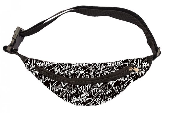 Сумка поясна бананка 4Profi Міні  з принтом "(мод. 22013) оксф. 008" з одним відділенням