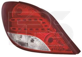 Фонарь задний левый Peugeot 207 '09-12 (3/5 DOOR HB) (DEPO) + LED