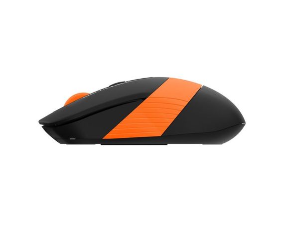 Миша бездротова A4Tech Fstyler FG10S (Orange),  безшумна, USB, колір чорний+помаранчевий | Зображення 2
