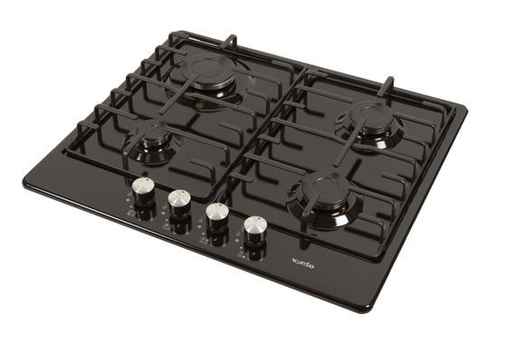 Газовая панель VENTOLUX HG640-MA3 S (BK) черная эмаль | Зображення 1