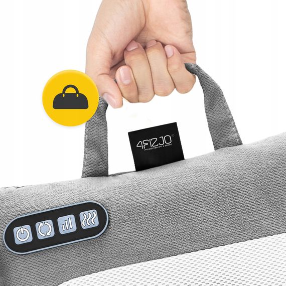 Подушка-масажер 4FIZJO Shiatsu Lite Black (P-5905973404136) | Зображення 1