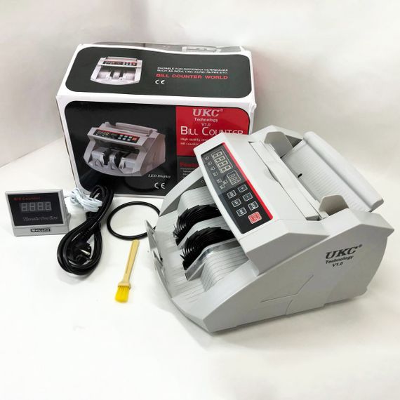 Счетная машинка Bill Counter UKC MG-2089, машинка для счета денег с ультрафиолетовым детектором валют | Зображення 9