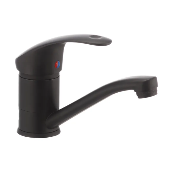 Смеситель для умывальника Haiba Mars 004 (вылив 15 см) черный (HB0249)