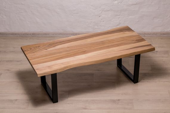 Ореховый кофейный стол EcoWalnut с живыми краями L | Зображення 4