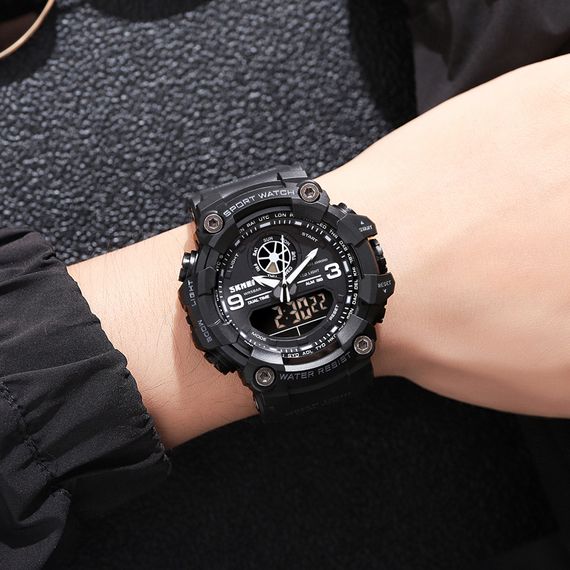 Чоловічий годинник Skmei 1818 Black. | Зображення 2