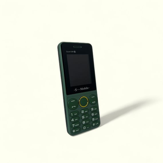 Кнопковий мобільний телефон на 4 сім карти AIEK s-mobile S73 Green | Зображення 4
