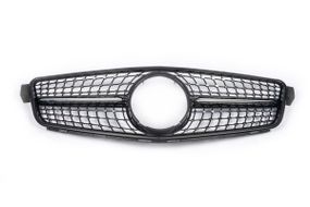 Передняя решетка Diamond Black для Mercedes C-class W204 2007-2015 гг