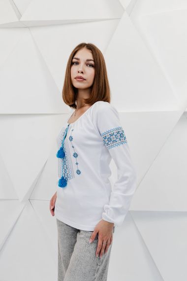 Вишиванка жіноча Носи своє 52 Блакитний (p-571-49300) | Зображення 6