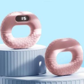 Еспандер силіконовий з лічильником HT-01 Рожевий