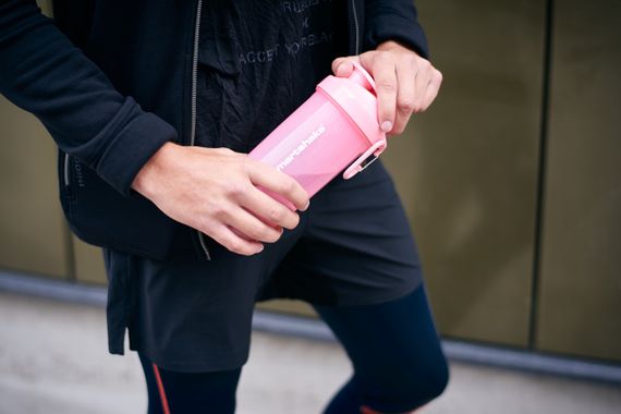 Спортивний шейкер SmartShake Original2GO One 800ml Light Pink | Зображення 6