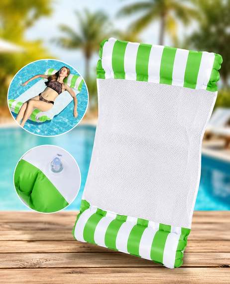 Надувной водный гамак, плот / Матрас для плавания Pool Loungers / Гамак для плавания с надувными камерами | Зображення 3