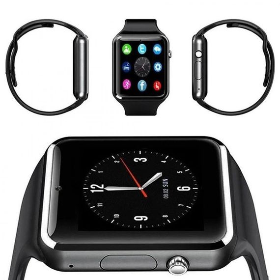 Смарт-годинник Smart Watch A1 розумний електронний зі слотом під sim-карту + карту пам'яті micro-sd. AX-382 Колір: чорний | Зображення 6