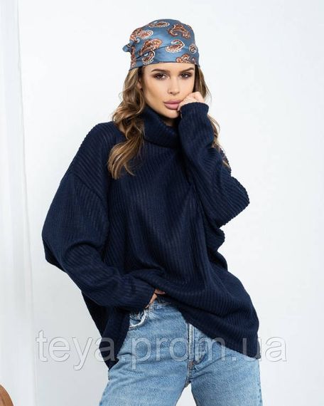 Свитер цвет темно-синий размеры S, M, L, XL FI_008603