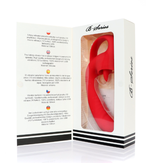 Вібратор - Rechargeable Licking Vibrator USB 10 Functions Sex Aura | Зображення 6