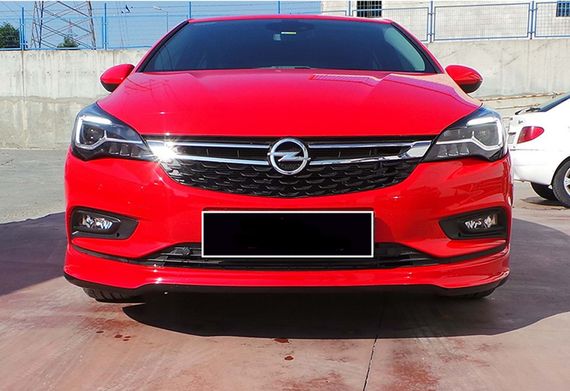 Передня Lip накладка DPT (Під фарбування) для Opel Astra K 2016-2021 рр | Зображення 2