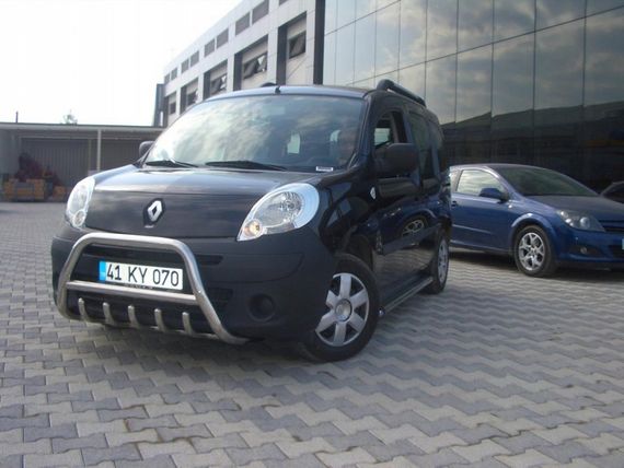 Кенгурятник WT003/004 (нерж.) без надписи, 51 мм для Renault Kangoo 2008-2020 гг | Зображення 2