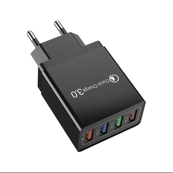 Мережевий зарядний пристрій із 4 USB-портами та підтримкою швидкого заряджання, 3.1 А | Зображення 3