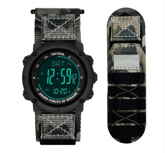 Чоловічий годинник Awarder 036 Nylon Pro Black-Camo Green 1202-0104