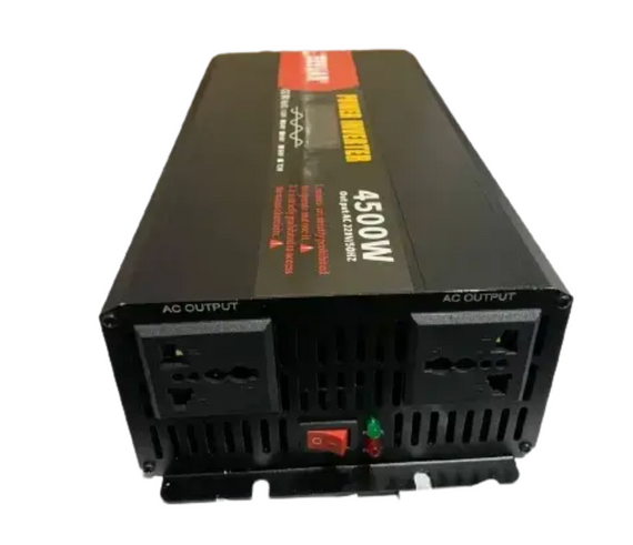 Перетворювач напруги AGM 12V → 220V 4500W чиста синусоїда з LCD-дисплеєм ∙ Перетворювач напруги AGM 12V → 220V 4500W чистий синус LCD | Зображення 1