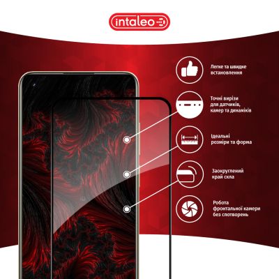 Стекло защитное Intaleo Full Glue Realme 11 4G Black (1283126581977) | Зображення 2