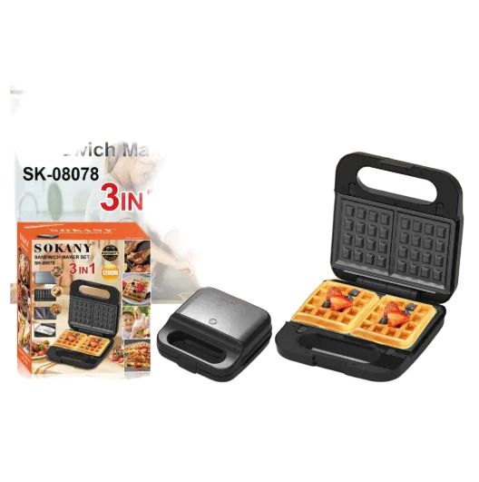 Сендвічмейкер з антипригарним покриттям XPRO SK-08078-3 (45318-SK-08078-3_869) | Зображення 2