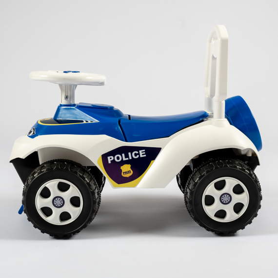 Дитячий толокар Машинка 0141/11 біло-синій | Зображення 2