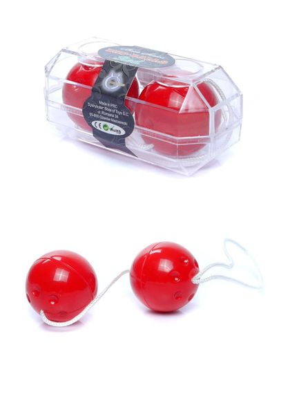 Вагінальні кульки Duo balls Red, BS6700027 sexstyle