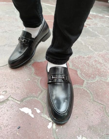 Черные туфли без шнуровок 47 размер | Зображення 4