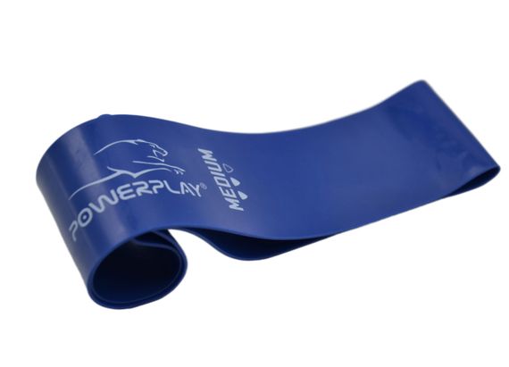 Резинка для фітнесу PowerPlay 4114 Mini Power Band 1мм. Medium Сіня (7.5 кг) | Зображення 3