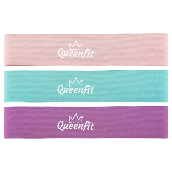 Набір резинок для фітнесу Queenfit 7-35кг set A | Зображення 1