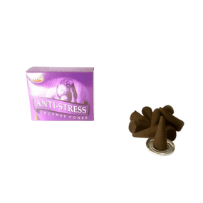 Ароматичні конуси Anti Stress  Анти Стрес 10 шт. в уп. + підставка Hem 8901810484481