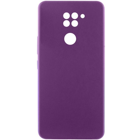 Чехол Silicone Cover Lakshmi Full Camera (AAA) для Xiaomi Redmi Note 9 / Redmi 10X Full camera, М'ятний/Mint