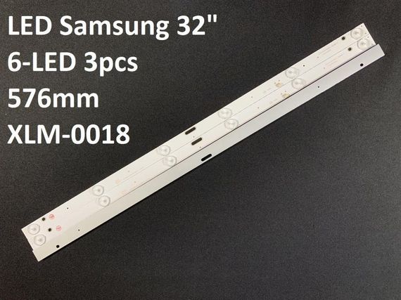 LED підсвітка TV 576mm SATURN TV LED32HD900UST2 LED32HD800UT2 LED32HD800 LED32HD900 ST 32 3 шт. | Зображення 1