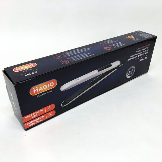 Щипці випрямляч для волосся MAGIO MG-600 (40Вт/кераміка), з терморегулятором | Зображення 2