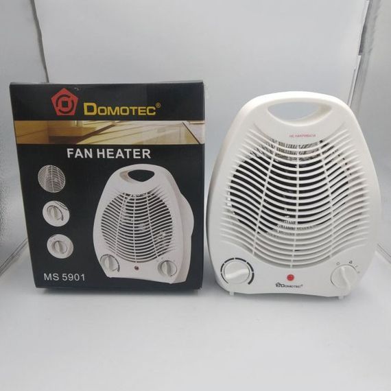 Тепловентилятор електричний Domotec MS-5901 2000 Вт, Вітродуйка обігрівач, Обігрівач дуйчик HF-92 | Зображення 1