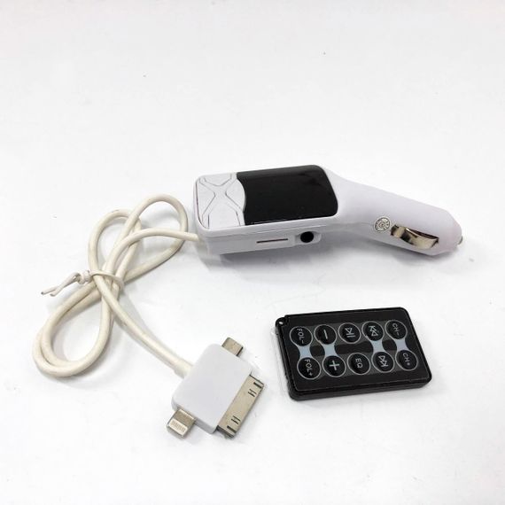 Адаптер в прикуриватель для музыки CM I19A SD/Usb, Автомобильный fm передатчик с блютуз PX-97 | Зображення 4