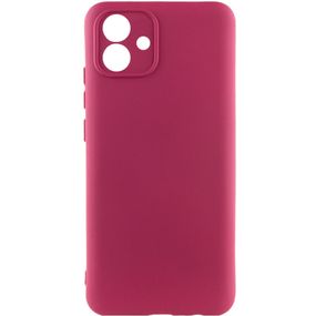 Чохол Silicone Cover Lakshmi Full Camera (A) для Samsung Galaxy A04e Full camera, Бордовый / Marsala