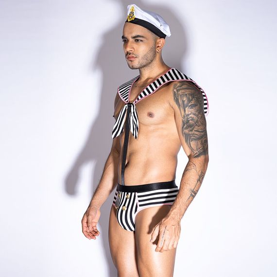 Чоловічий еротичний костюм морячка JSY 9153 One Size | Зображення 2