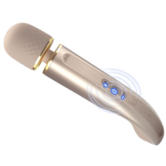 Універсальний вібромасажер Pretty Love Interesting Massager, золотий | Зображення 7