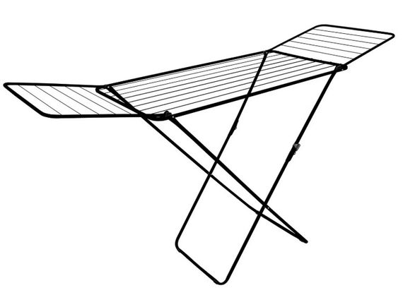 Сушарка для білизни підлогова Casa Si Kolibri 18m Black (CS42191C06E)