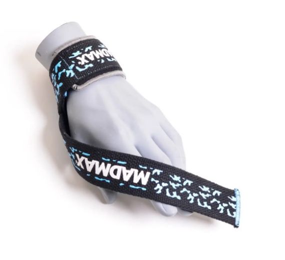 Лямки для тяги MadMax Camo Power Wrist Straps Camo/Light Blue (MFA-275-BLU-U) | Зображення 3