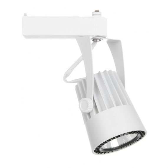 Светильник трековый поворотный LED 410/12W WW WH COB | Зображення 2