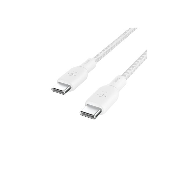 Дата кабель USB-C to USB-C 3.0m 100W white Belkin (CAB014BT3MWH) | Зображення 3