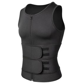Чоловічий неопреновий жилет Body Shaper Tank Tops XL Black