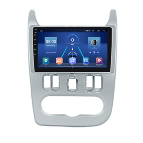 Штатная магнитола 9" Lesko для Renault Logan I Рестайлинг 2009-2015 6/128Gb 4G Wi-Fi GPS Top Рено