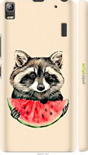 Чохол на Lenovo A7000 Єнотик з кавуном "4605m-120-2448"