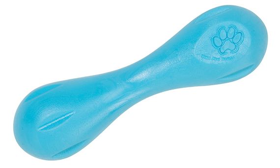 Игрушка для собак West Paw Hurley Dog Bone голубая, 15 см